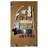 Miscellaneous Hardware Items, Screws, Lock, and