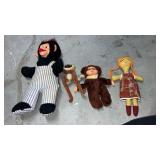 1950ï¿½s Rubber face monkey carnival prize and more