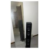 Polaroid  speaker tower  and mirror