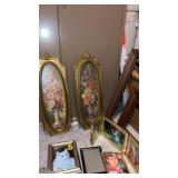 Mid century pictures and photo frames