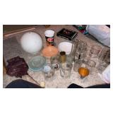 Large lot of glasses ,  bowls  and more