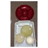 Dish drying rack, bowls and more