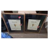 2 NIP wood photo frames