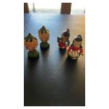 2 Salt & Peppers Shaker Sets, Porcelain, Gin