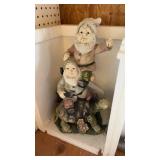 Ceramic gnome statue