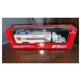 NASCAR 1:64 scale semi truck and race car NIP