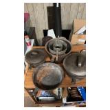 Cast iron pots, pans and utensils made in Taiwan