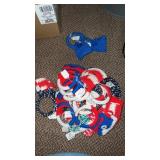 Knitted decorations dish towel holders