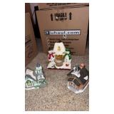 2 Christmas houses approximately 4 x 4ï¿½ and