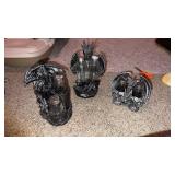 Dragon salt and pepper shaker holders