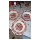 Set of 3 Royal China memory lane  soup bowl circa