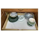 Decorative glass platters , bowls and more