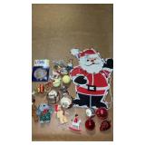Miscellaneous Christmas ornaments and decorations