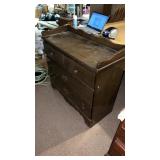 Wooden 3 Drawer Dresser approx 38ï¿½ x 16ï¿½ x 36ï¿½