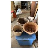 Lot of 3 pots
