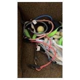 Lot of bungee cables and straps
