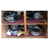 Cupboard of miscellaneous pits and pans