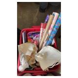 Miscellaneous wrapping paper , tote and more