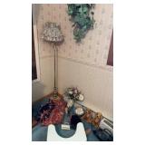 Floor lamp , blanket , decorative items and more