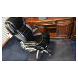 Office chair and mat