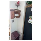 Potato box , shelf with paper towel holder and