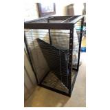 Dog kennel  in basement