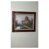 Framed picture approximately  27 x 23"