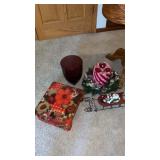 Miscellaneous decorative items , step stool and