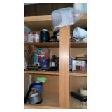 Lot of misc contents of cabinets. Cabinets not