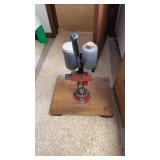 Mounted Ammo Press with Papers, BBs Ammo, and