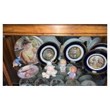 Decorative plates and figures