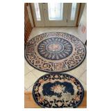 2 area rugs one large one small