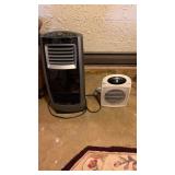 2 Electric Heaters, Sunbeam, Lasko