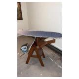 Wooden stool /ironing board mix