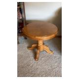 Matching round side tables 21"x25"