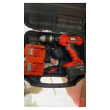 Black and decker portable drill with batteries