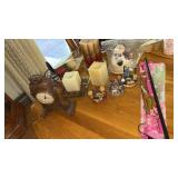 Desk clock  , candles and more