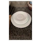 Corelle By Corning White Glass Plate/Bowl Set