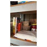 Lot of misc including vintage tins