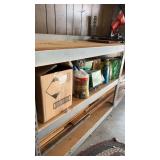 Shelf of Chemicals, Lamp Oil, Pledge, Bleach