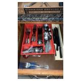 Drawer of Silverware, Forks, Spoons, Butter