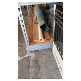 Shelf of Wood Scrap/Piping