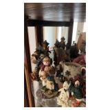 Large shelf lot of boyd bears and friends