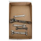 5 Crescent wrenches, Powernaster, Williams,