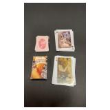 Various Adult Imagery Playing Cards