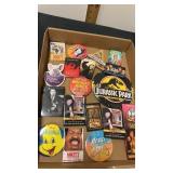 Movie themed /cartoon pinbacks