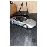 2002 Corvette, Z06 galaxy silver promo model