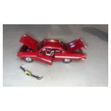 Classic metal works diecast car. Bumper is off