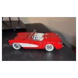1959 Chevy Corvette, convertible, red diecast