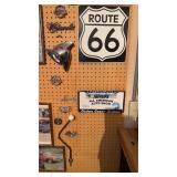 Route 66 reproduction sign super Chevy Sunday